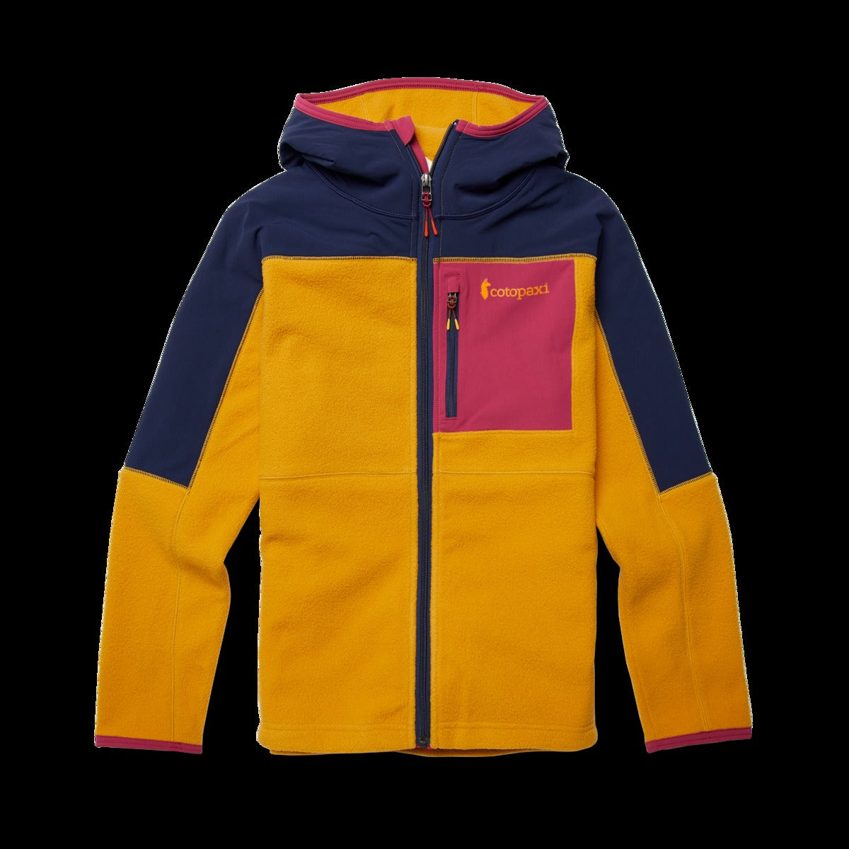 Abrazo Hooded Full-Zip Fleece Jacket - Women's black