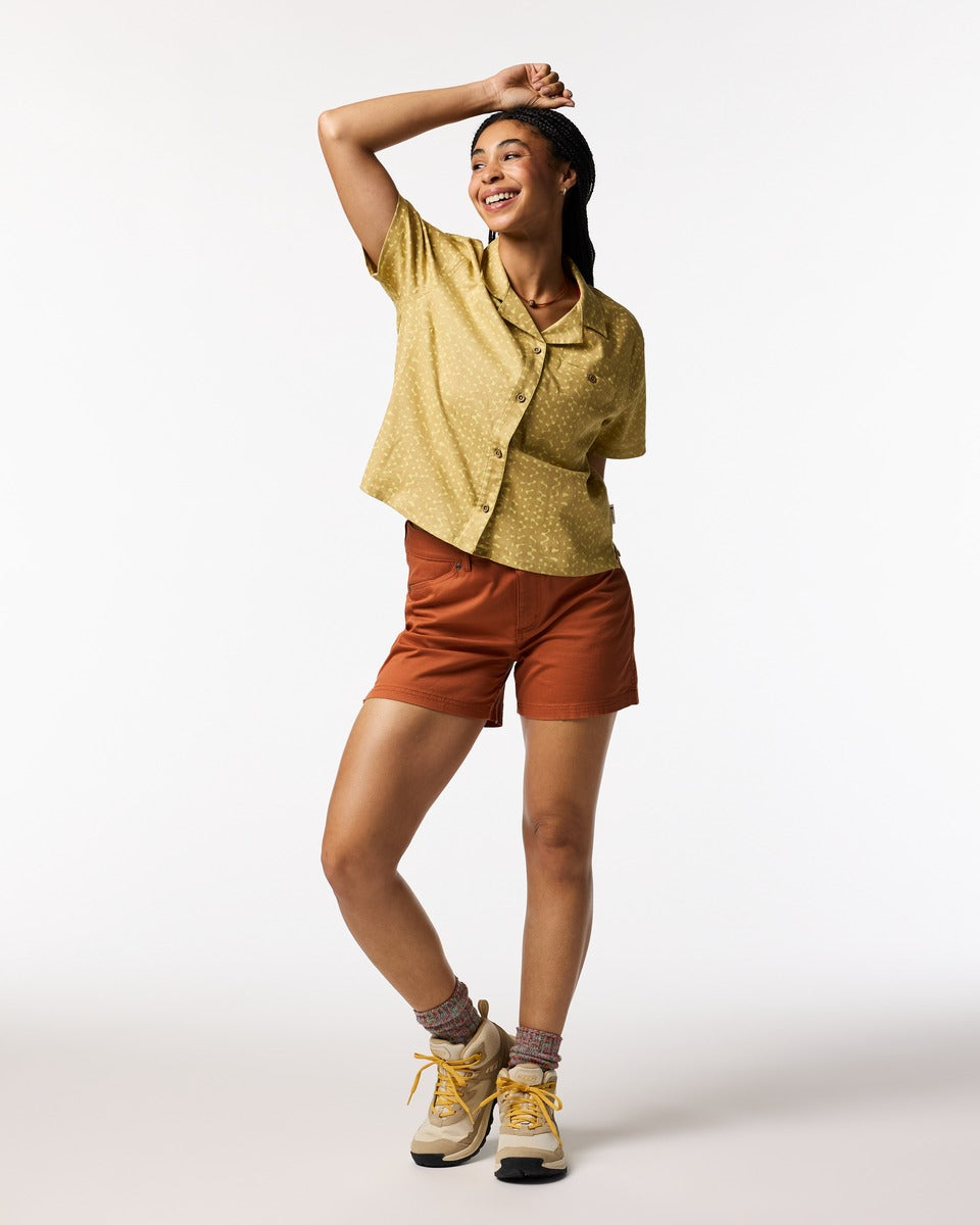 Afuera Button Up Shirt - Print - Women's