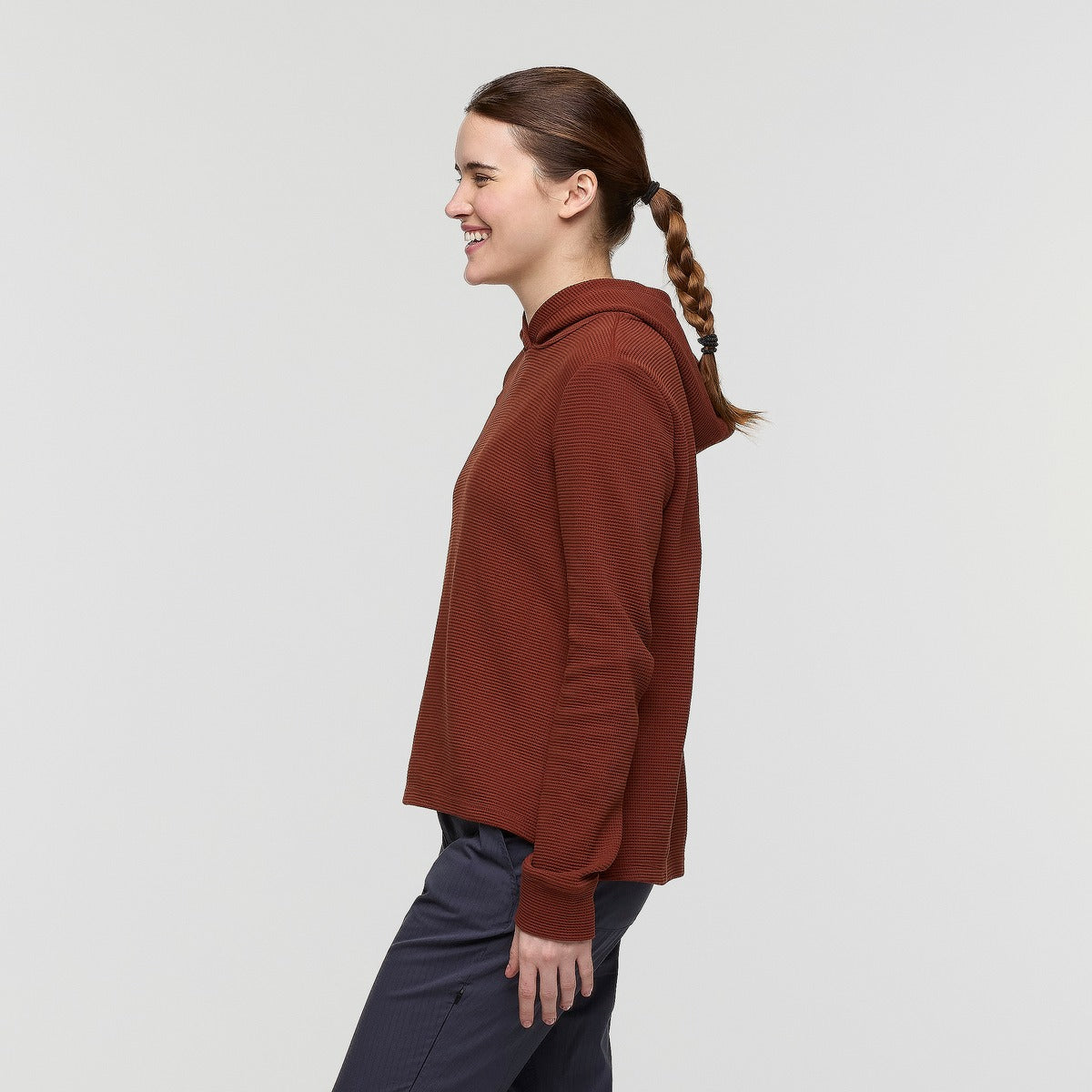 Atajo Long-Sleeve Waffle Hoodie - Women's