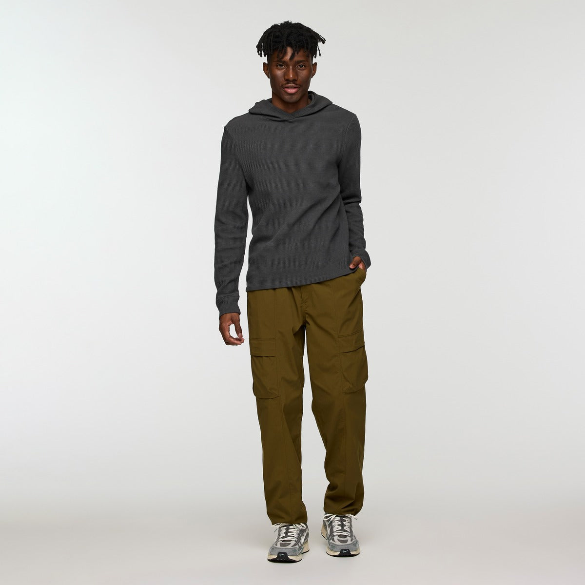 Atajo Long-Sleeve Waffle Hoodie - Men's