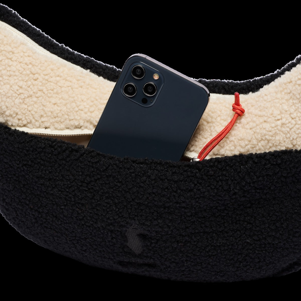 High Pile Fleece 6L Crescent Bag