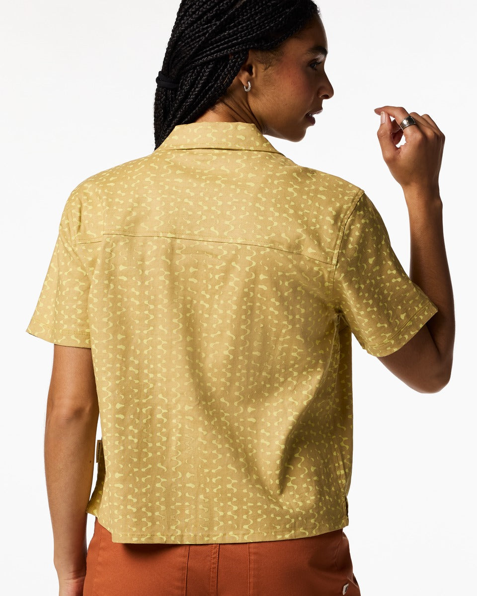Afuera Button Up Shirt - Print - Women's