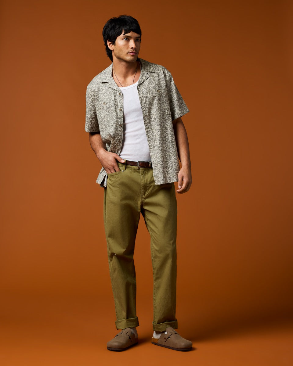 Afuera Button Up Shirt - Print - Men's