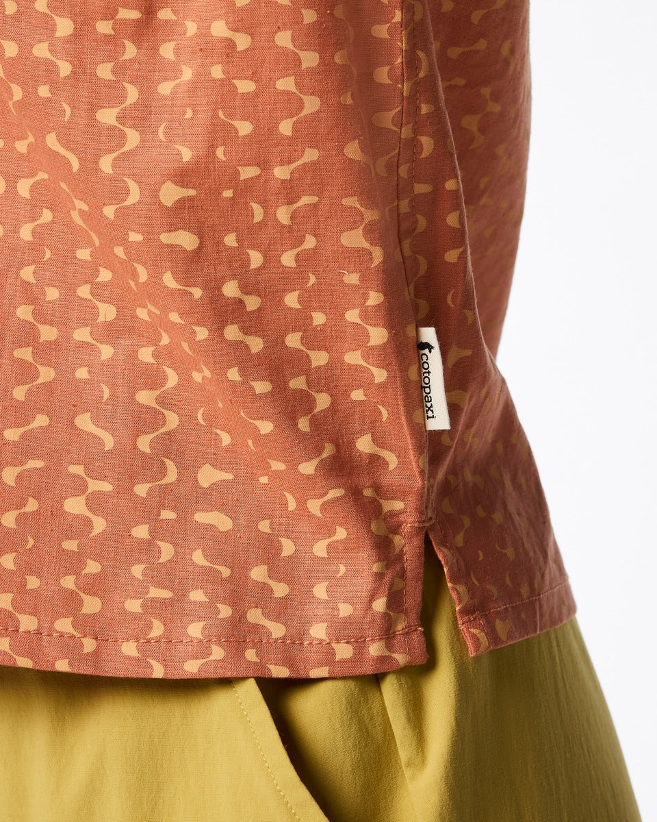Afuera Button Up Shirt - Print - Women's